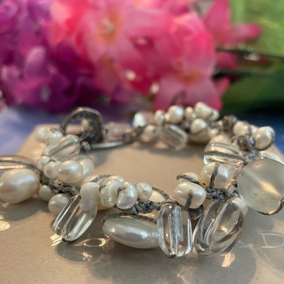 Silpada Pearl ‘EFFERVESCENCE’ Sterling Silver Bracelet B2180 - Picture 8 of 15